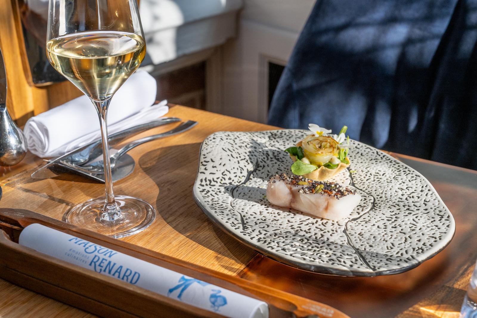 Béthune : plat de poissons au restaurant de la Maison Renard 02