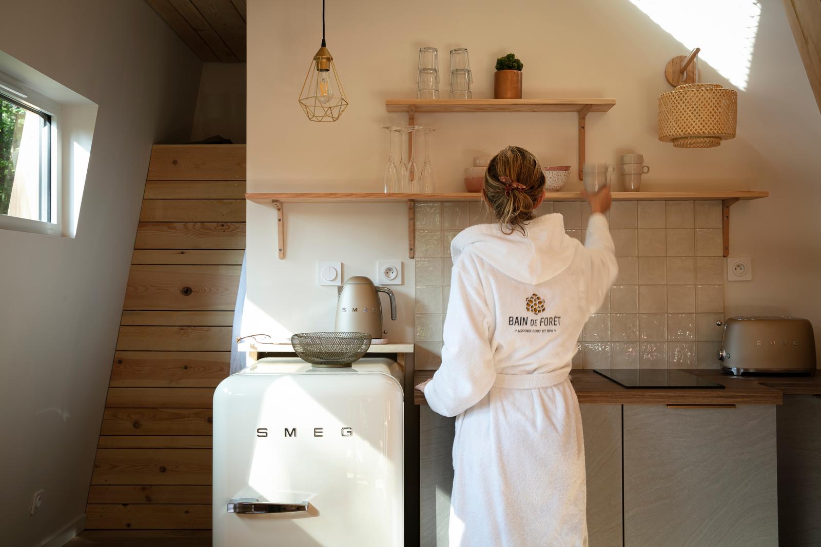 Neufchâtel-Hardelot : lodge Bain de forêt 48