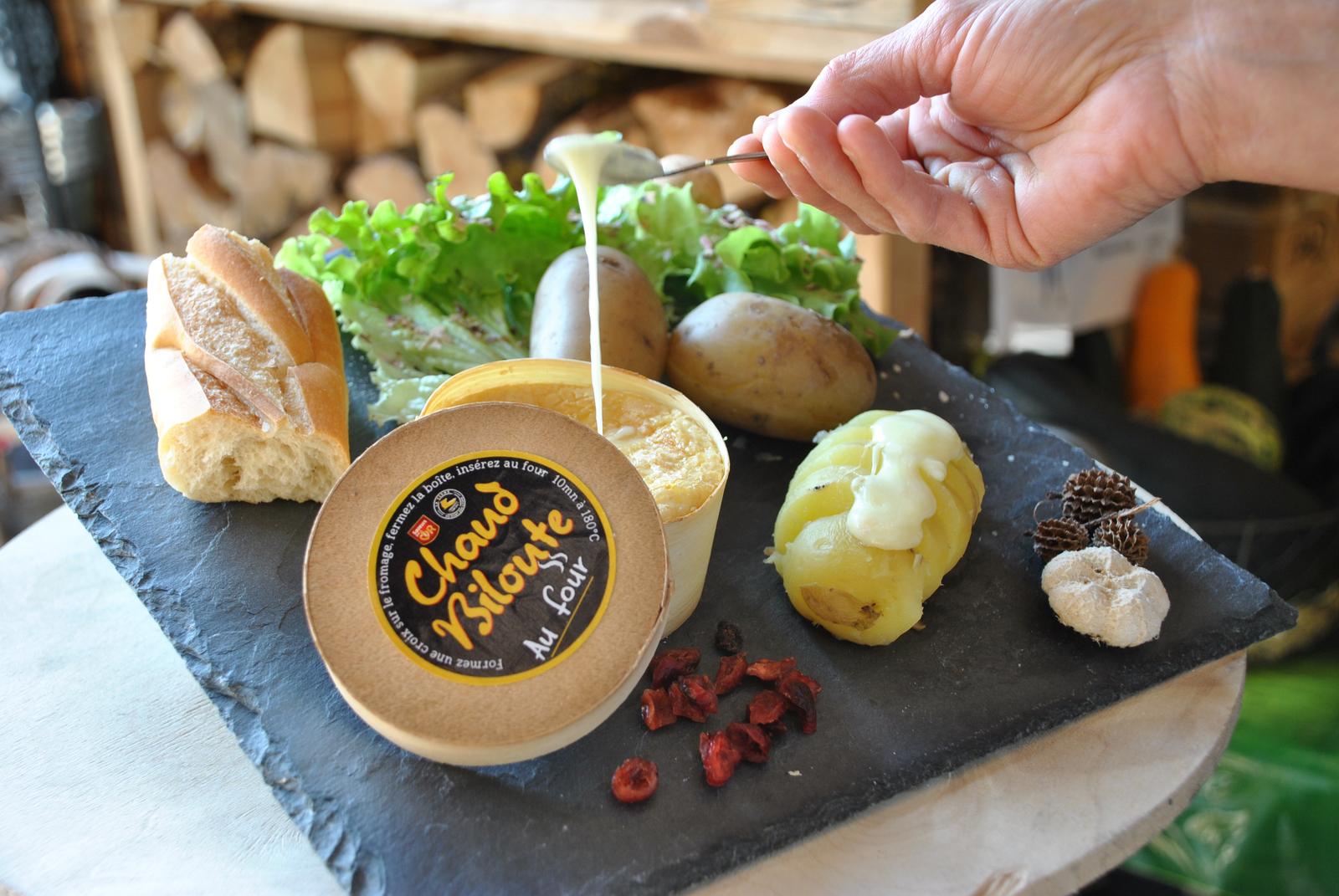 Saint-Aubin : fromage Le Chaud Biloute de la Ferme du Pont des Loups