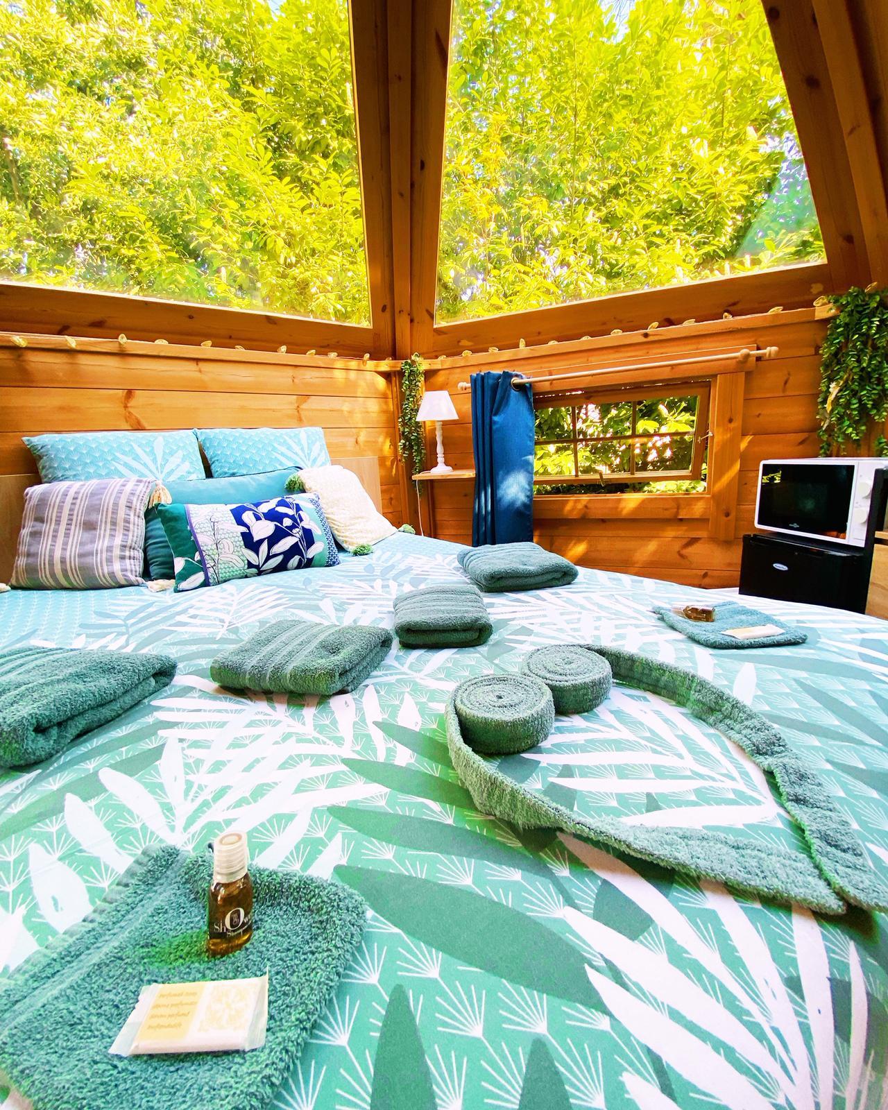 Saint-Leu d'Esserent : Camping le Pré des Moines - la cabane en bois 07