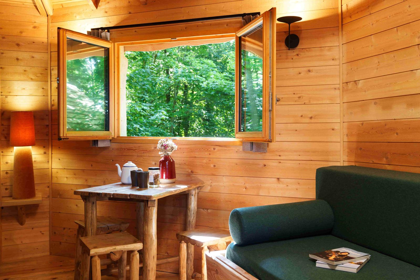 Raray : Cabanes des Grands Chênes - cabane spa cachette