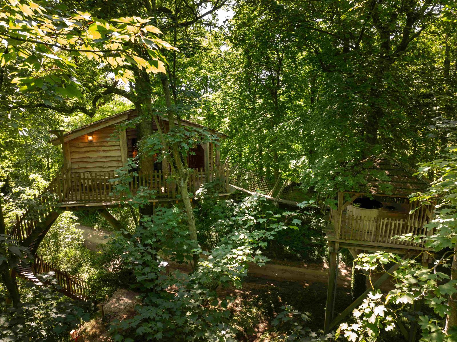 Raray : Cabanes des Grands Chênes - cabane spa cocon