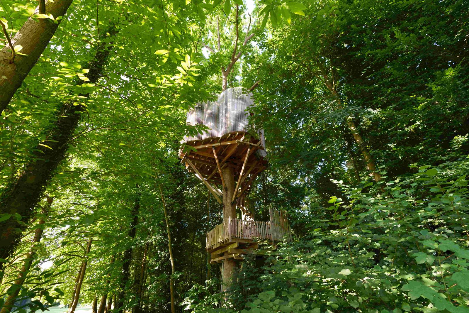 Raray : Cabanes des Grands Chênes - cabane spa émotion