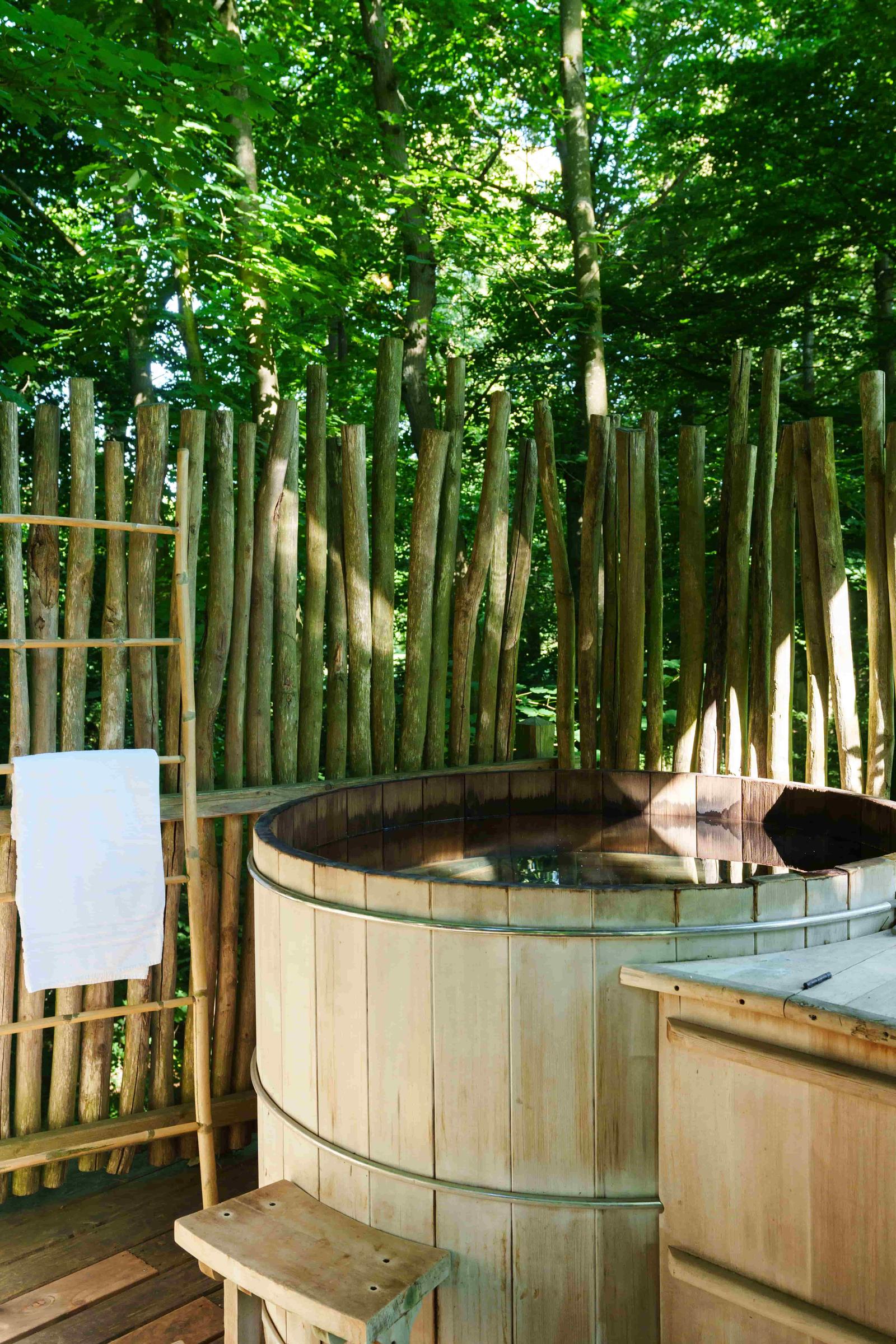 Raray : Cabanes des Grands Chênes - cabane spa émotion