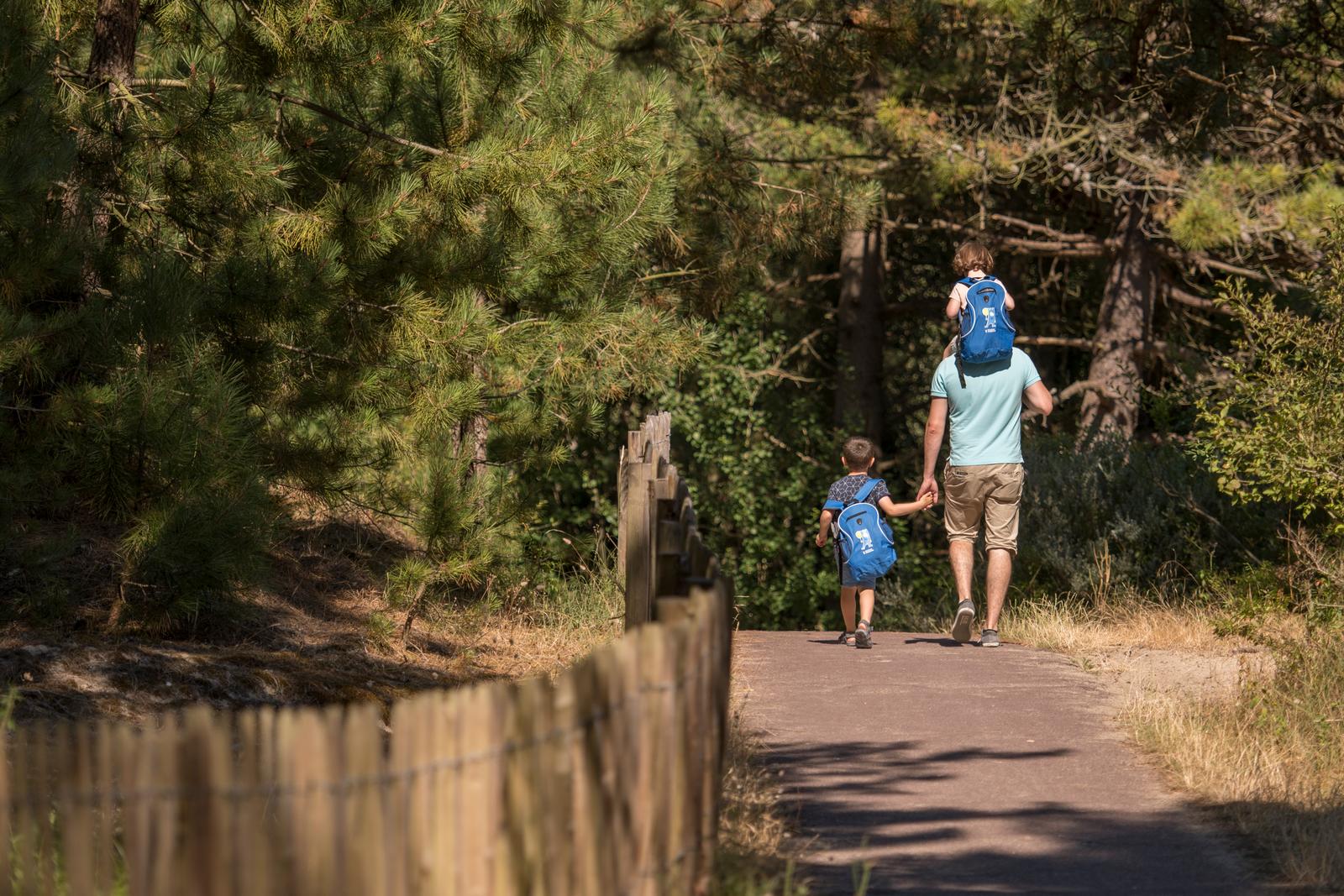 Quend-Plage : promenade père-enfants