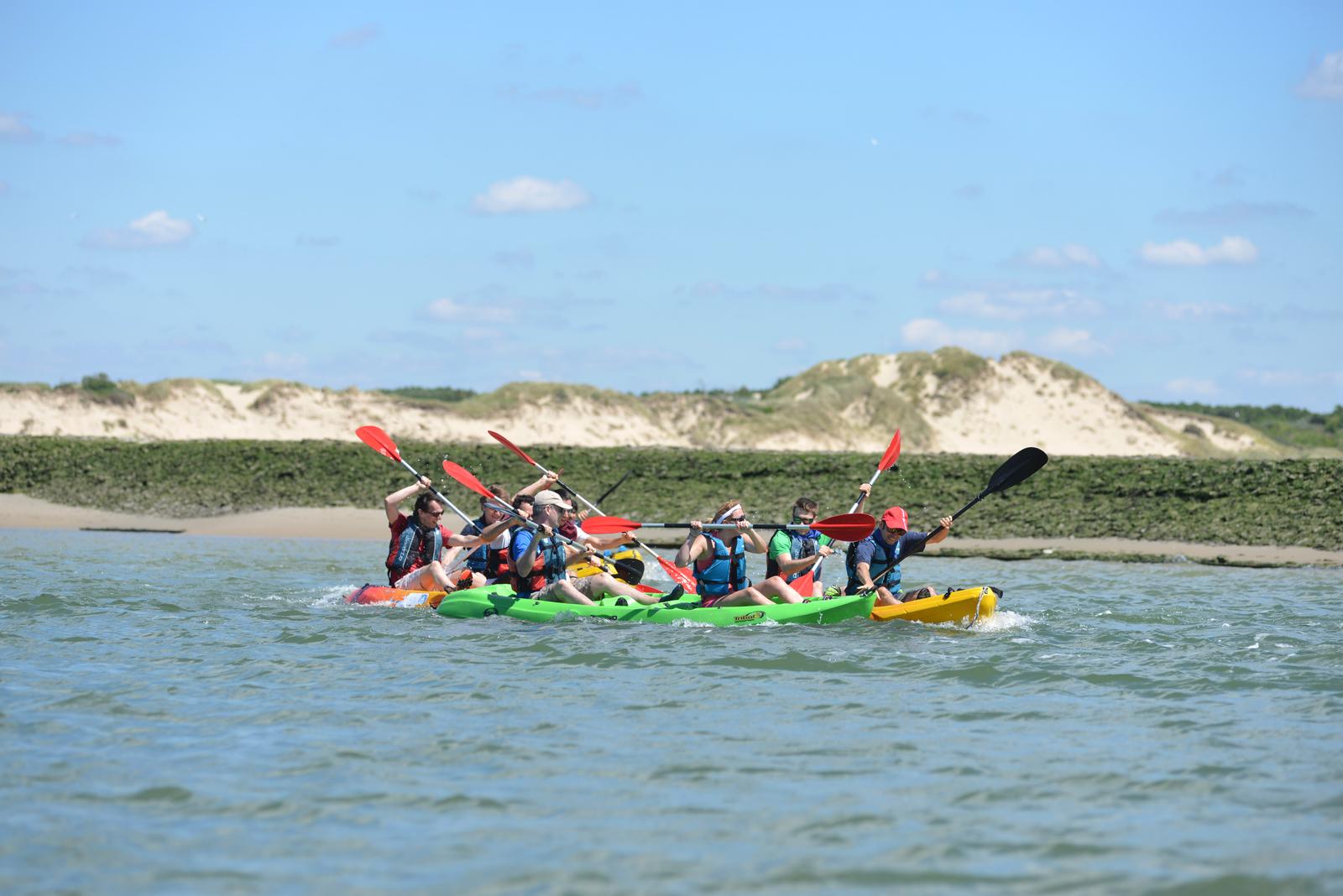 Berck : amis en pirogues