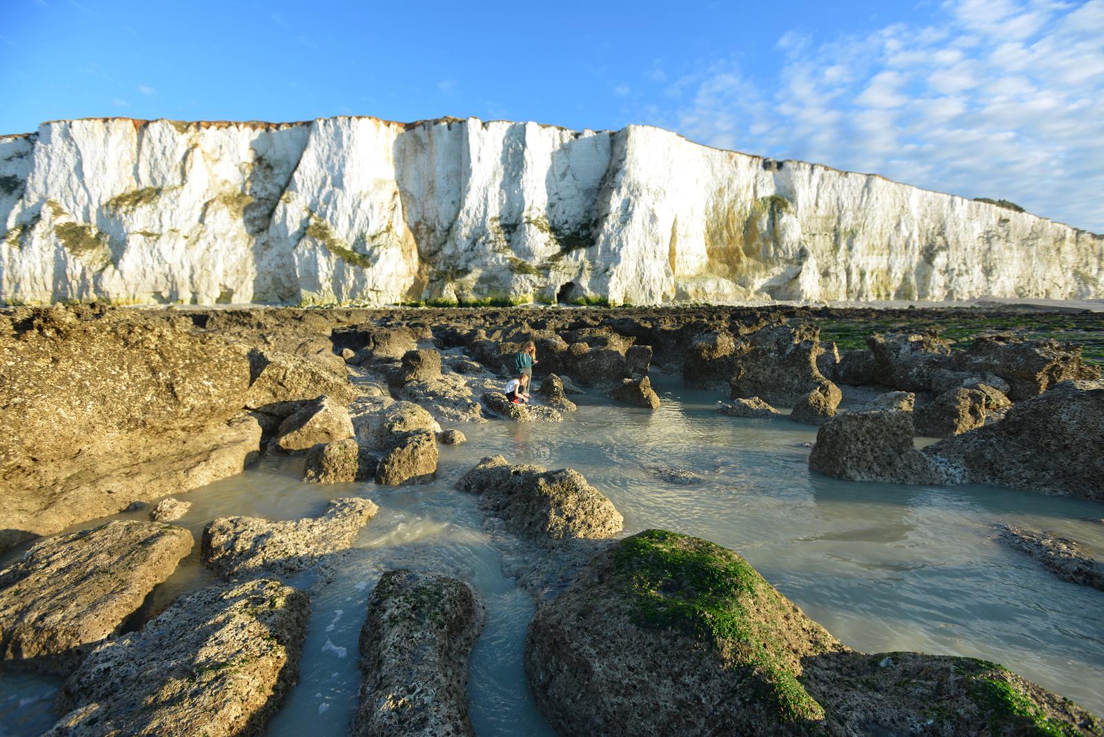 Mers-les-Bains : falaises de craie