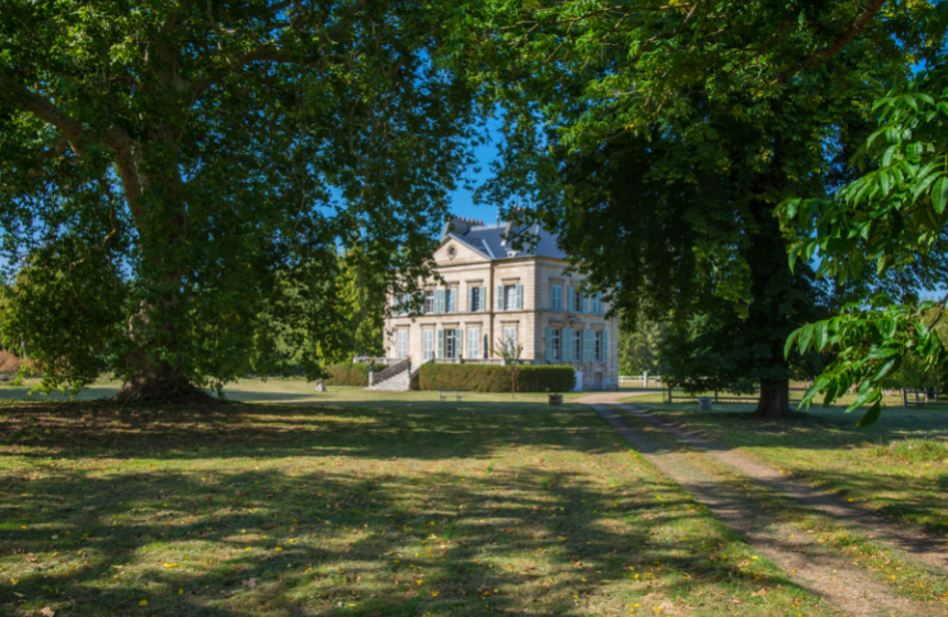 Le parc au Domaine du Château Vert