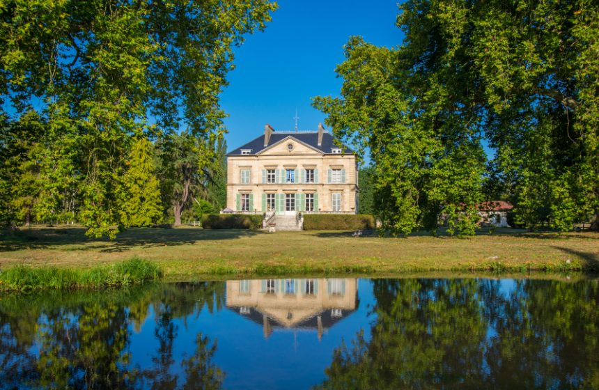 Le parc du Domaine du Château Vert à Hondainville