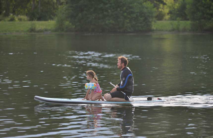 Les étangs de Loeuilly où pratiquer des activités nautiques en famille