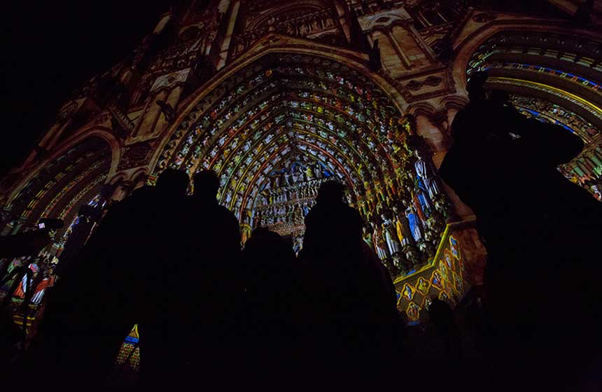 Spectacle Chroma à la cathédrale d’Amiens du 8 juillet au 17 septembre 2023