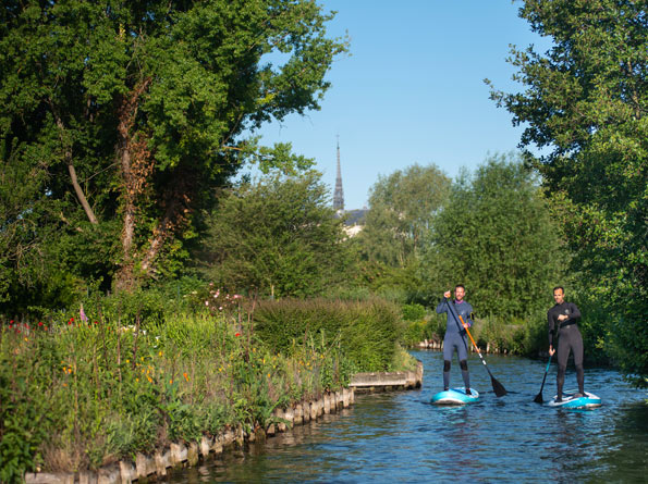Les Hortillonnages d'Amiens en paddle