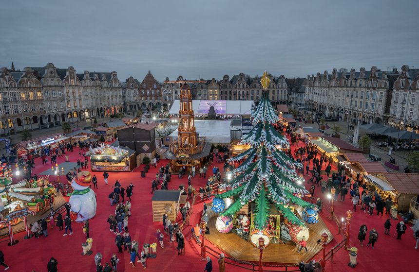 Faites un tour au marché de Noël d'Arras, les enfants vont adorer !