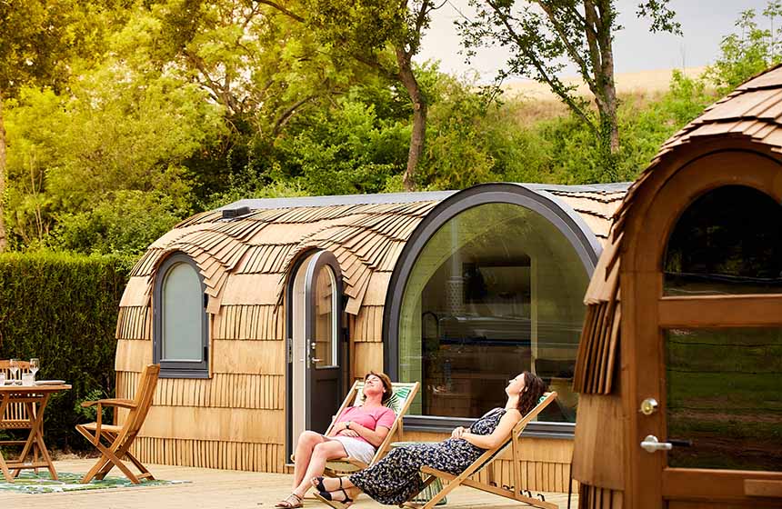 Votre cabane avec bain nordique et sauna privatifs !