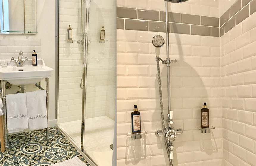 Douche XL et confort moderne dans la salle de bains