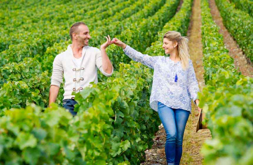 Escapade romantique dans les vignes du sud de l’Aisne