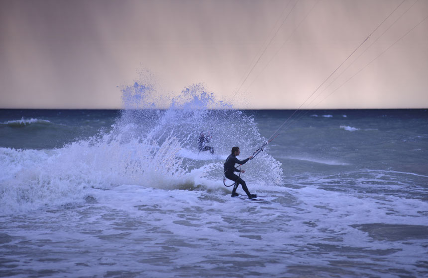 Kite surf à Cayeux-sur-mer ou Mers-les-Bains