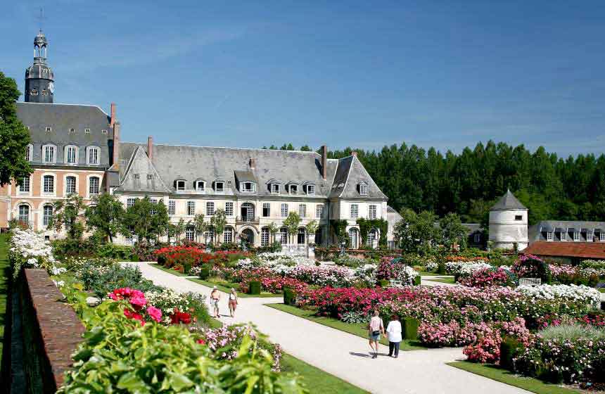 Le jardin et l’abbaye de Valloires