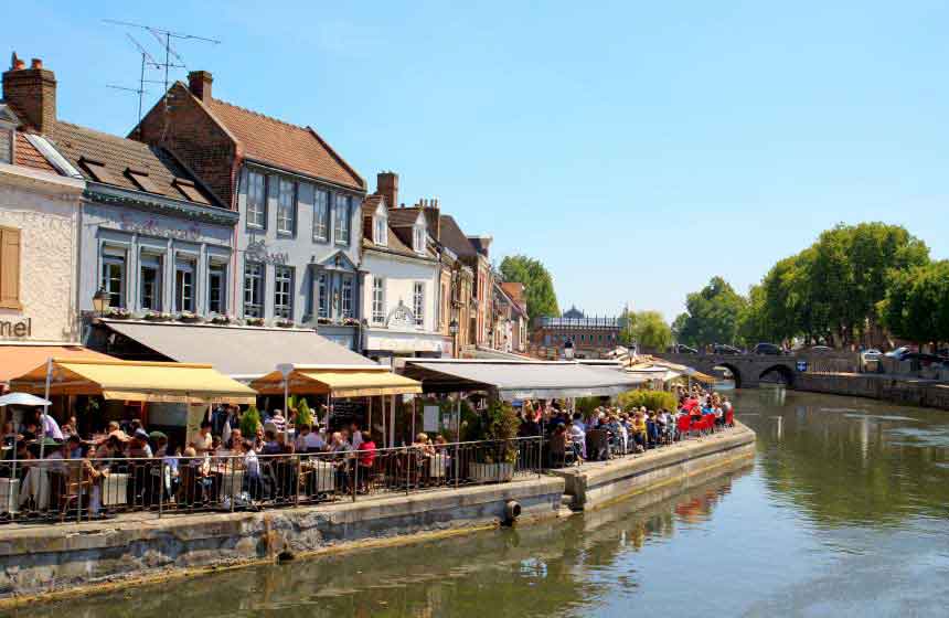 Le quai Bélu à Amiens