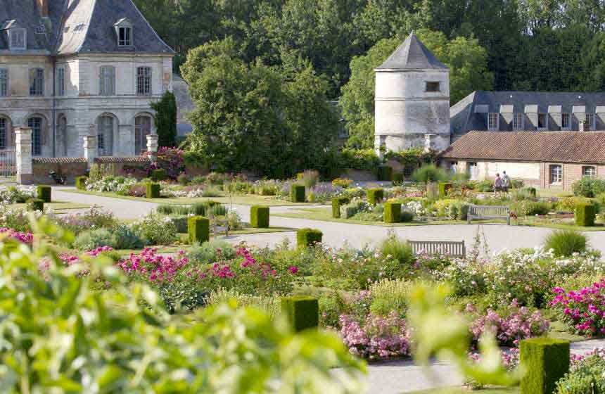Les jardins et l’abbaye de Valloires
