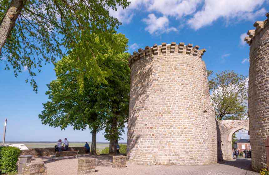 Les portes fortifiées de la vieille ville de Saint-Valery-sur-Somme
