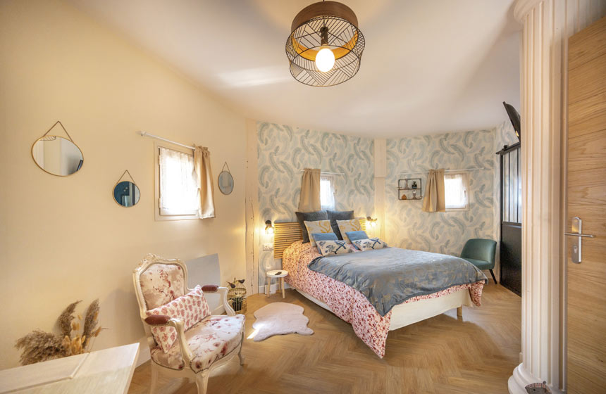 Le Nid, chambre d'hôtes romantique dans un pigeonnier à Flers-sur-Noye
