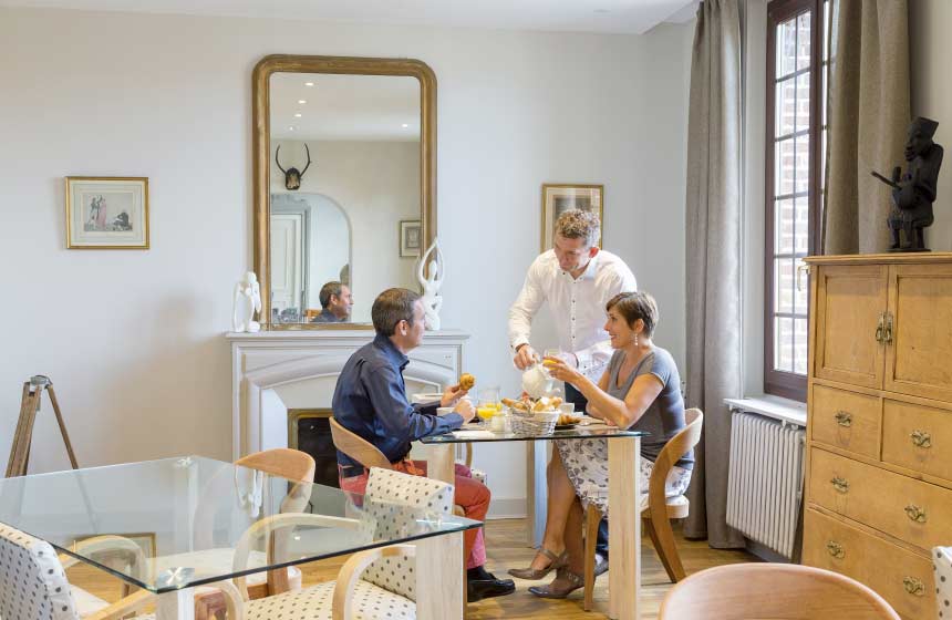Chambres d'hôtes La Salamandre - Régalez vous avec un copieux petit déjeuner - Beauvais