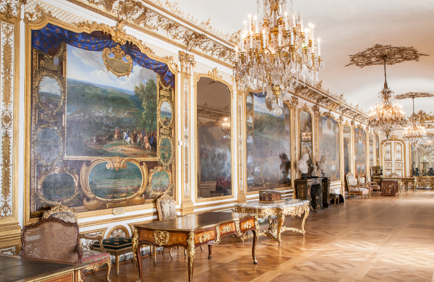L'intérieur du Château de Chantilly 
