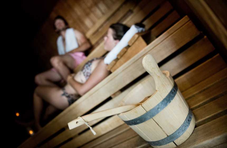 Profitez de ce week-end pour vous détendre au sauna que vos hôtes proposent au Prieuré !