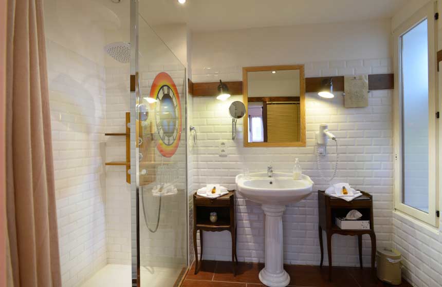 Salle de bain Marty McFly Maison d’hôtes Suivez le Lapin Blanc à Saint-Valery-sur-Somme