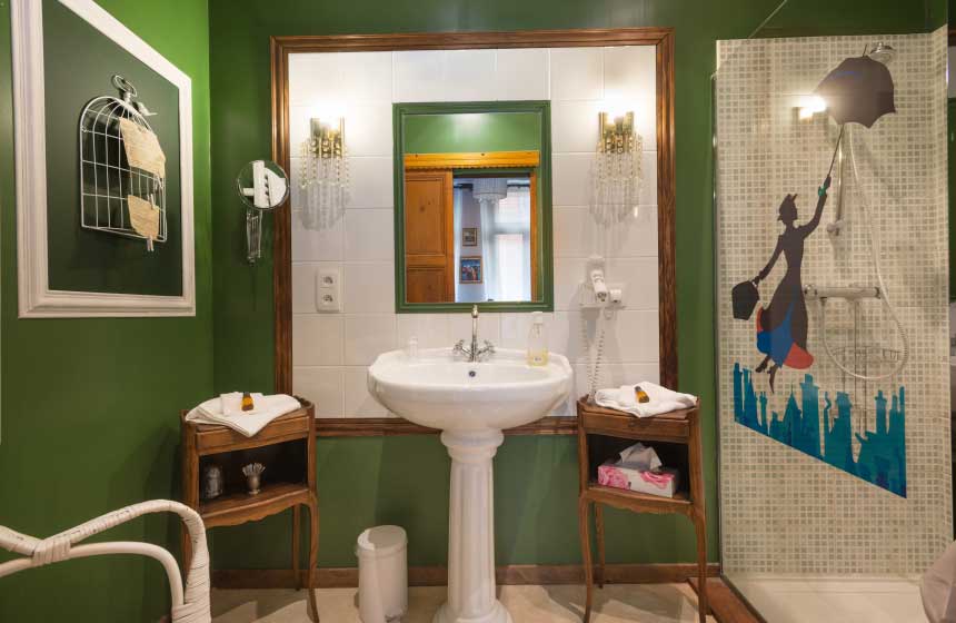Salle de bain Mary poppins Maison d’hôtes Suivez le Lapin Blanc à Saint-Valery-sur-Somme