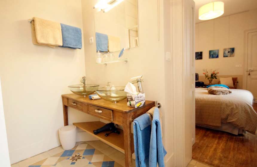 Chambres d'hôtes Edimbourg Avenue - Salle de bains chambre escapade romantique - Amiens