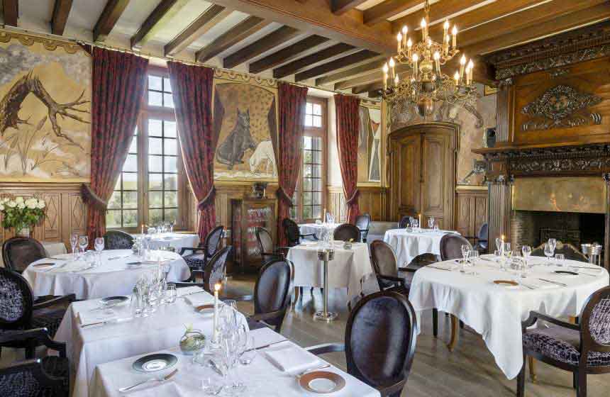 Salle de restaurant - Château de Fère