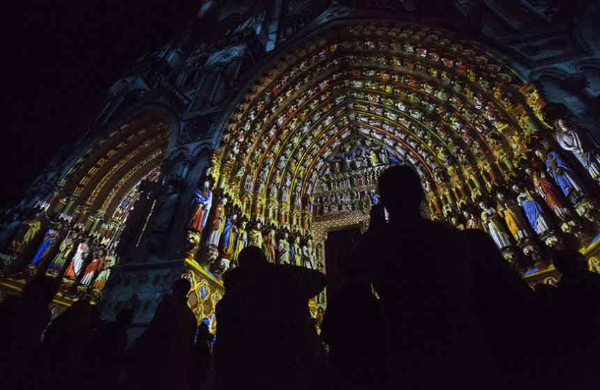Spectacle Chroma à la cathédrale d’Amiens, du 23 novembre au 31 décembre 2018