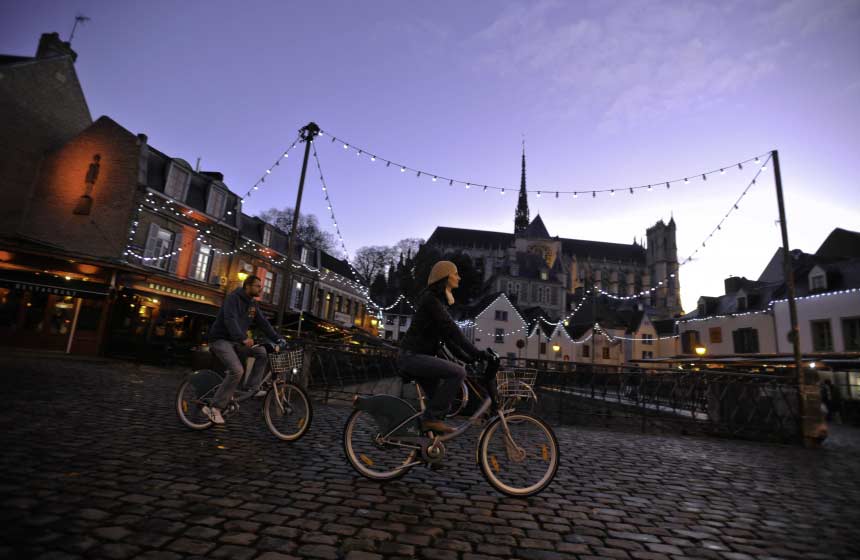 Vélos à Amiens