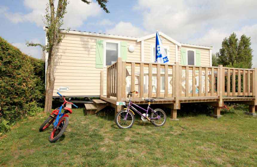Camping Flower Les vertes feuilles - Mobilhome - Quend