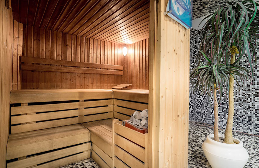 Sauna de l'espace bien-être sensations - Best western à Château-Thierry 