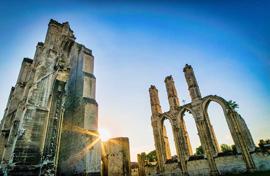 So romantic : les ruines de l'Abbaye Saint Bertin