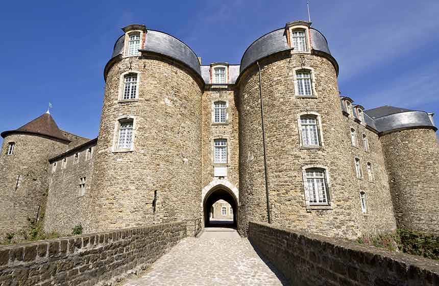 L'entrée du château de Boulogne-sur-Mer
