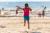 Les enfants s'éclatent sur la plage de Quend-Plage