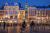 Lille, terrasses illuminées de la Grand Place